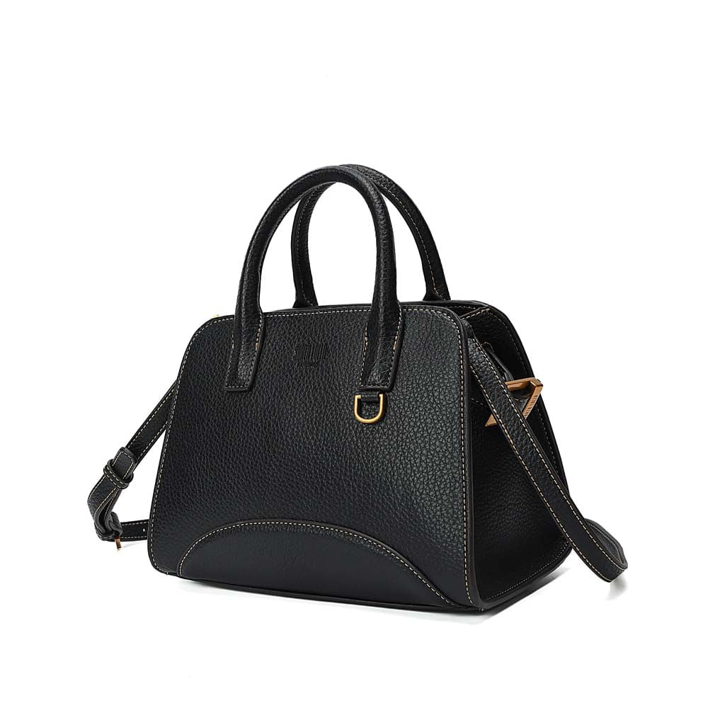 Bolsa Tote Santa Lolla Preta Alça Dupla