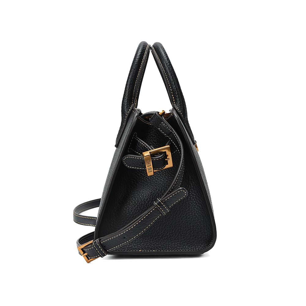 Bolsa Tote Santa Lolla Preta Alça Dupla