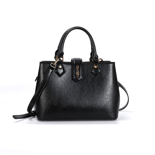 Bolsa Tote Santa Lolla Preta Alça Tiracolo