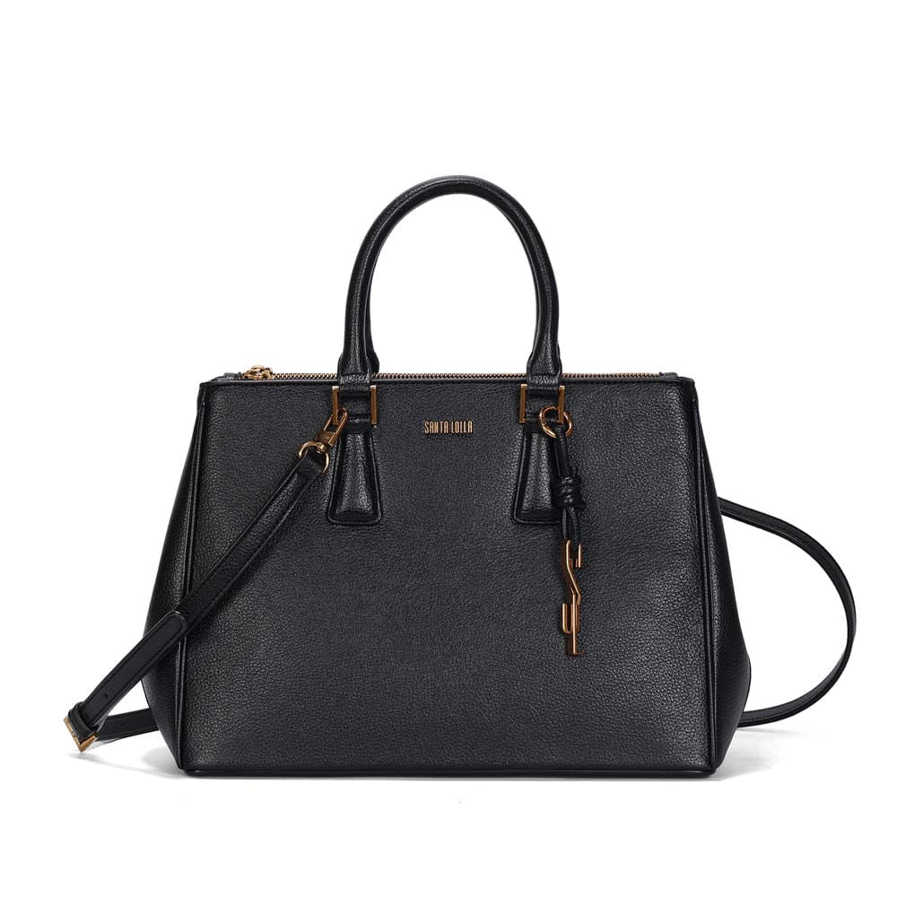 Bolsa Tote Santa Lolla Preta Alça Tiracolo