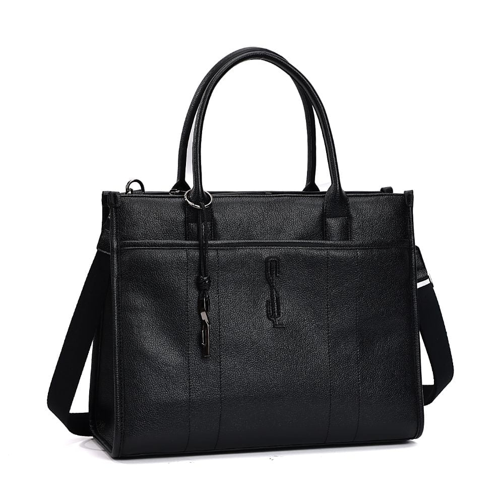 Bolsa Tote Santa Lolla Preta Alça Tiracolo