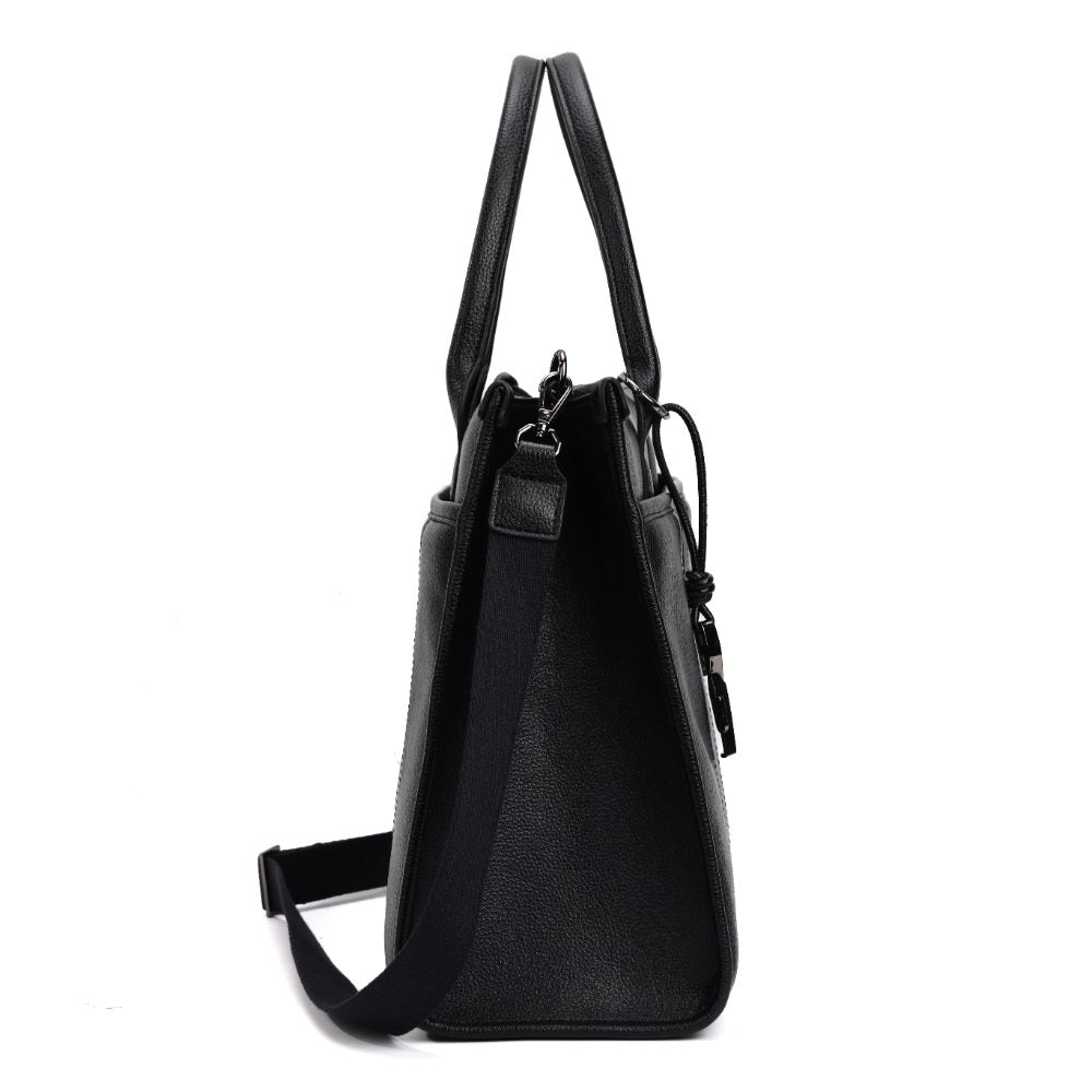 Bolsa Tote Santa Lolla Preta Alça Tiracolo