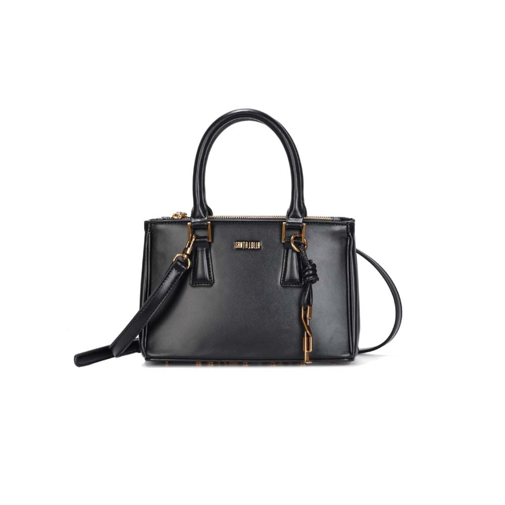 Bolsa Tote Santa Lolla Preta Alça Tiracolo