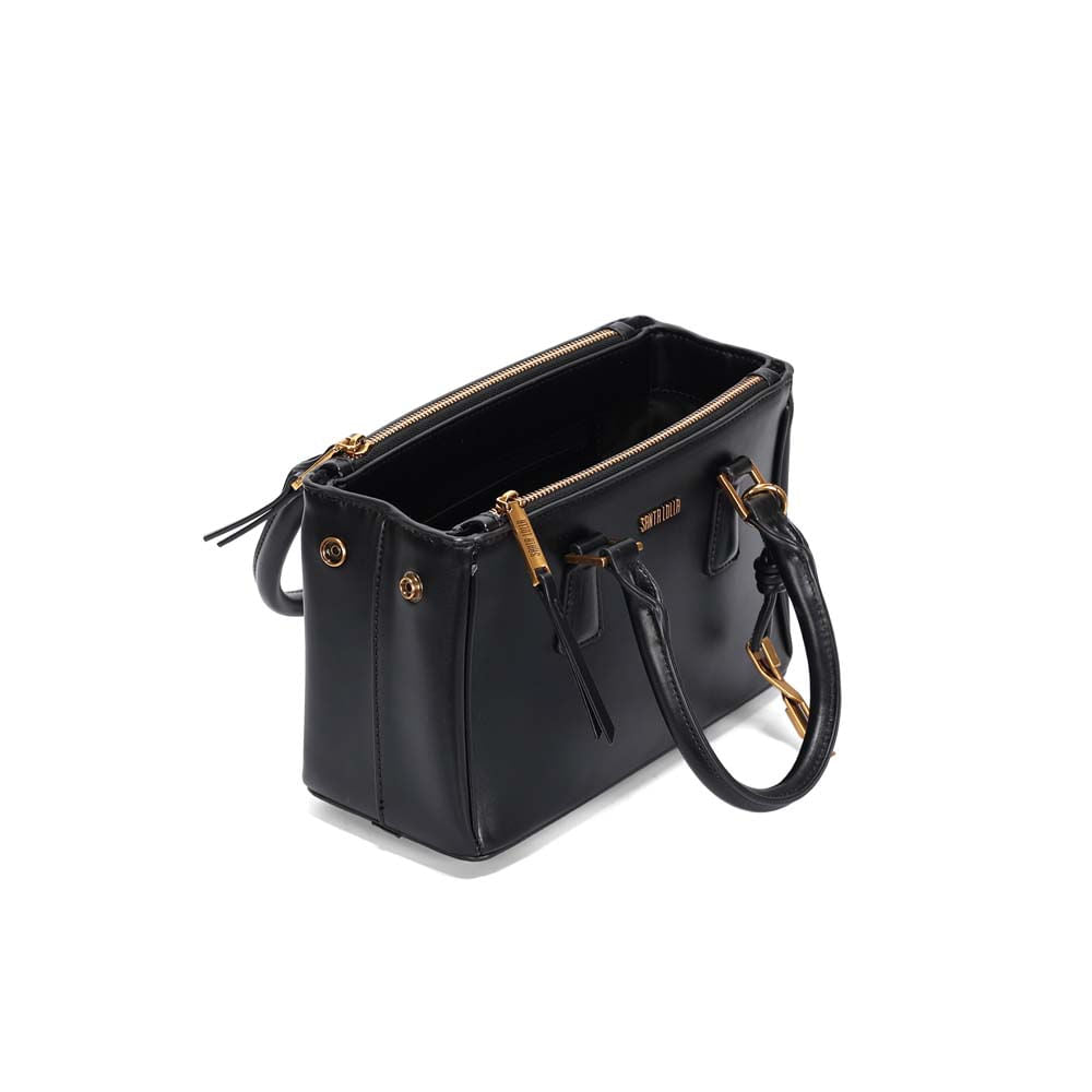Bolsa Tote Santa Lolla Preta Alça Tiracolo