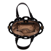 Bolsa Tote Santa Lolla Preta Alça Tiracolo