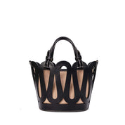 Bolsa Tote Santa Lolla Preta Alça Tiracolo