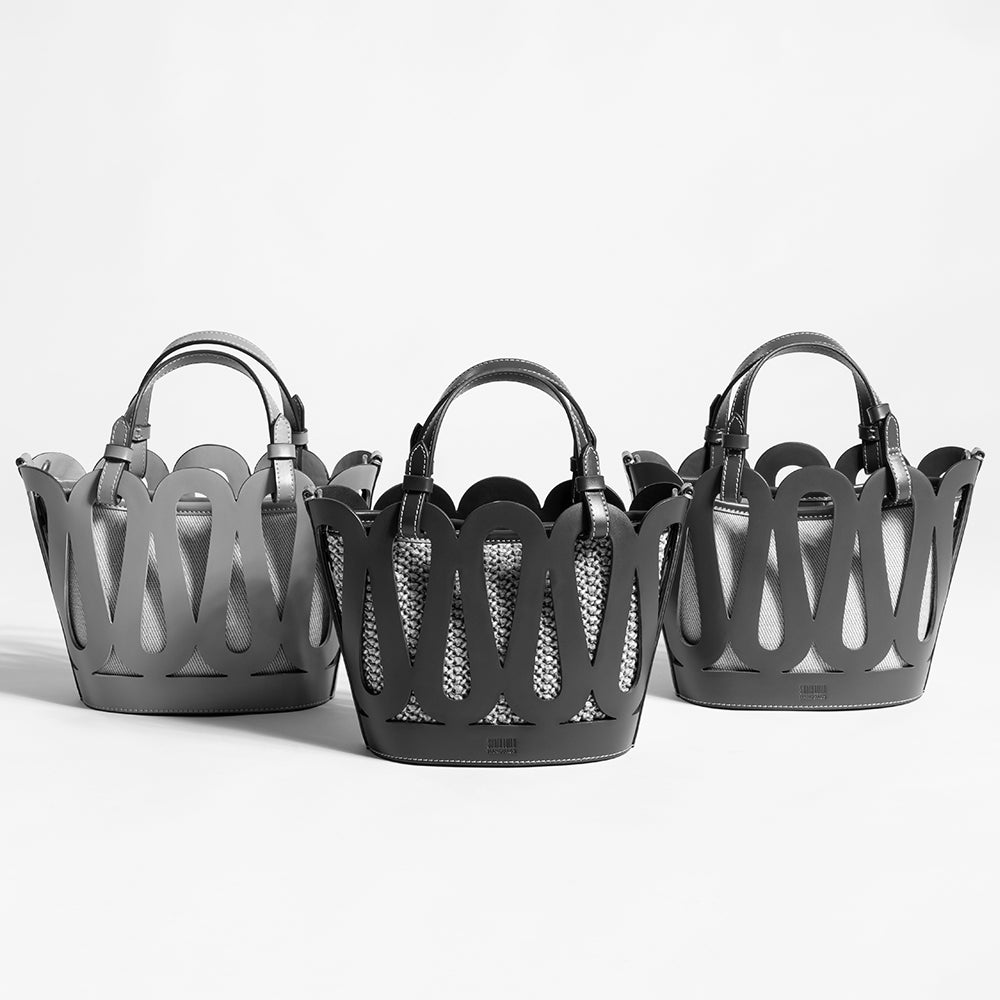 Bolsa Tote Santa Lolla Preta Alça Tiracolo
