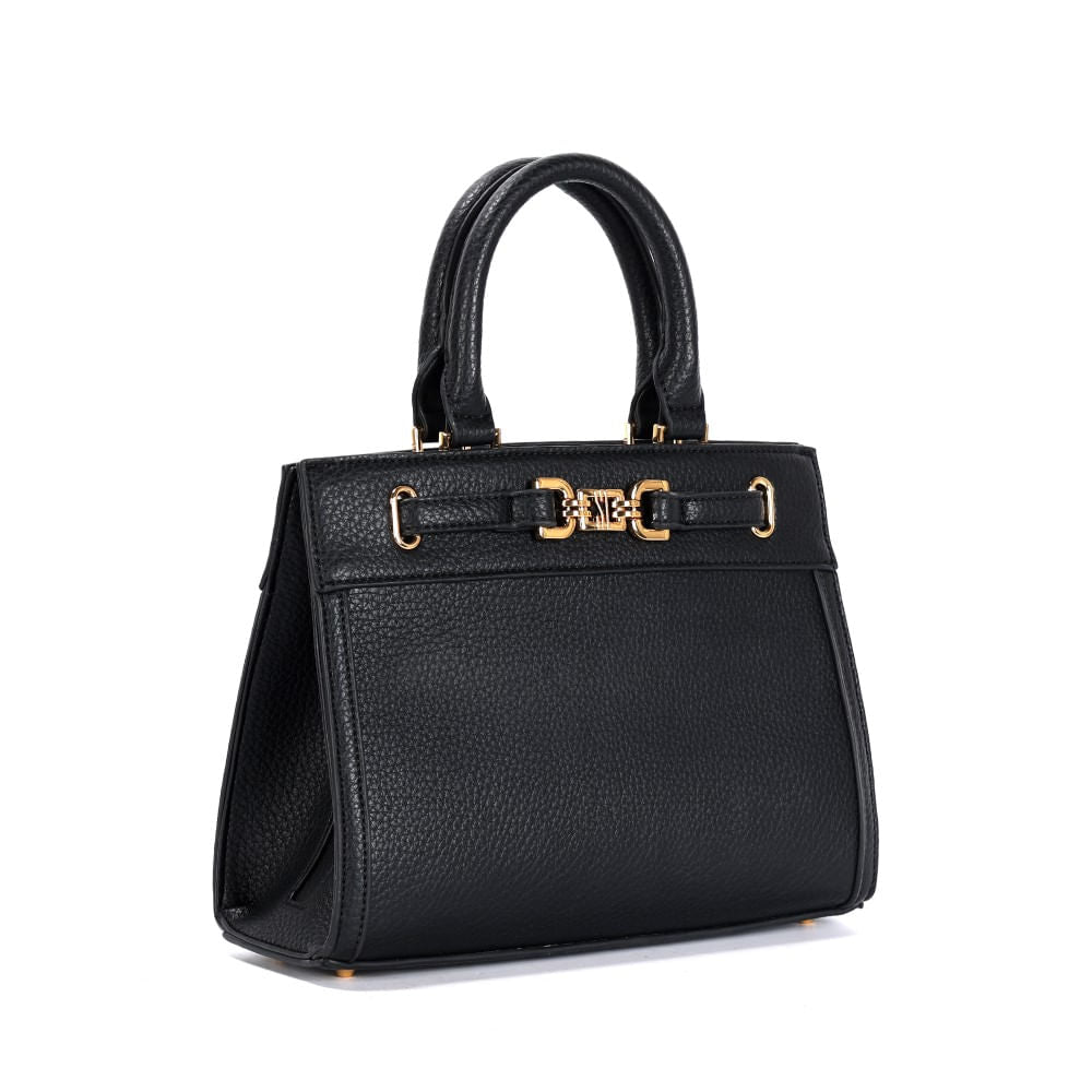 Bolsa Tote Santa Lolla Preta Bridão Alça Transversal