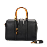 Bolsa Tote Santa Lolla Preta Couro Floater Alça Âmbar