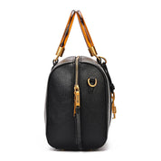 Bolsa Tote Santa Lolla Preta Couro Floater Alça Âmbar