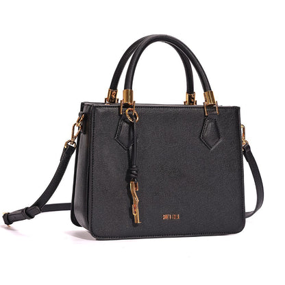 Bolsa Tote Santa Lolla Preta Duas Alças