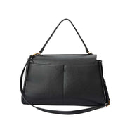 Bolsa Tote Santa Lolla Preta Fecho Giratório
