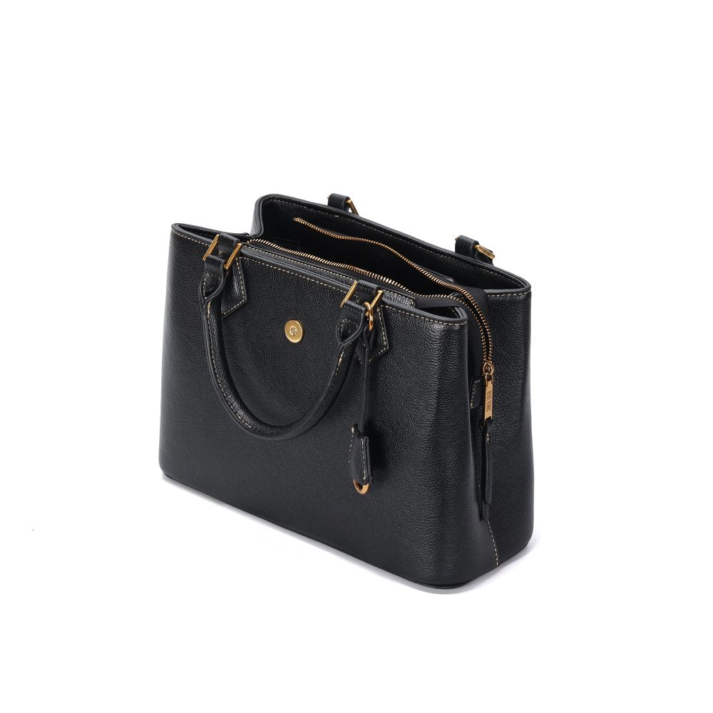 Bolsa Tote Santa Lolla Preta Floater Alça Removível