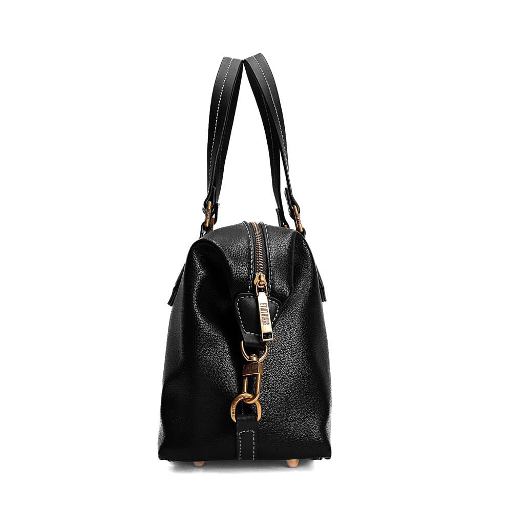 Bolsa Tote Santa Lolla Preta Floater Alça Tiracolo