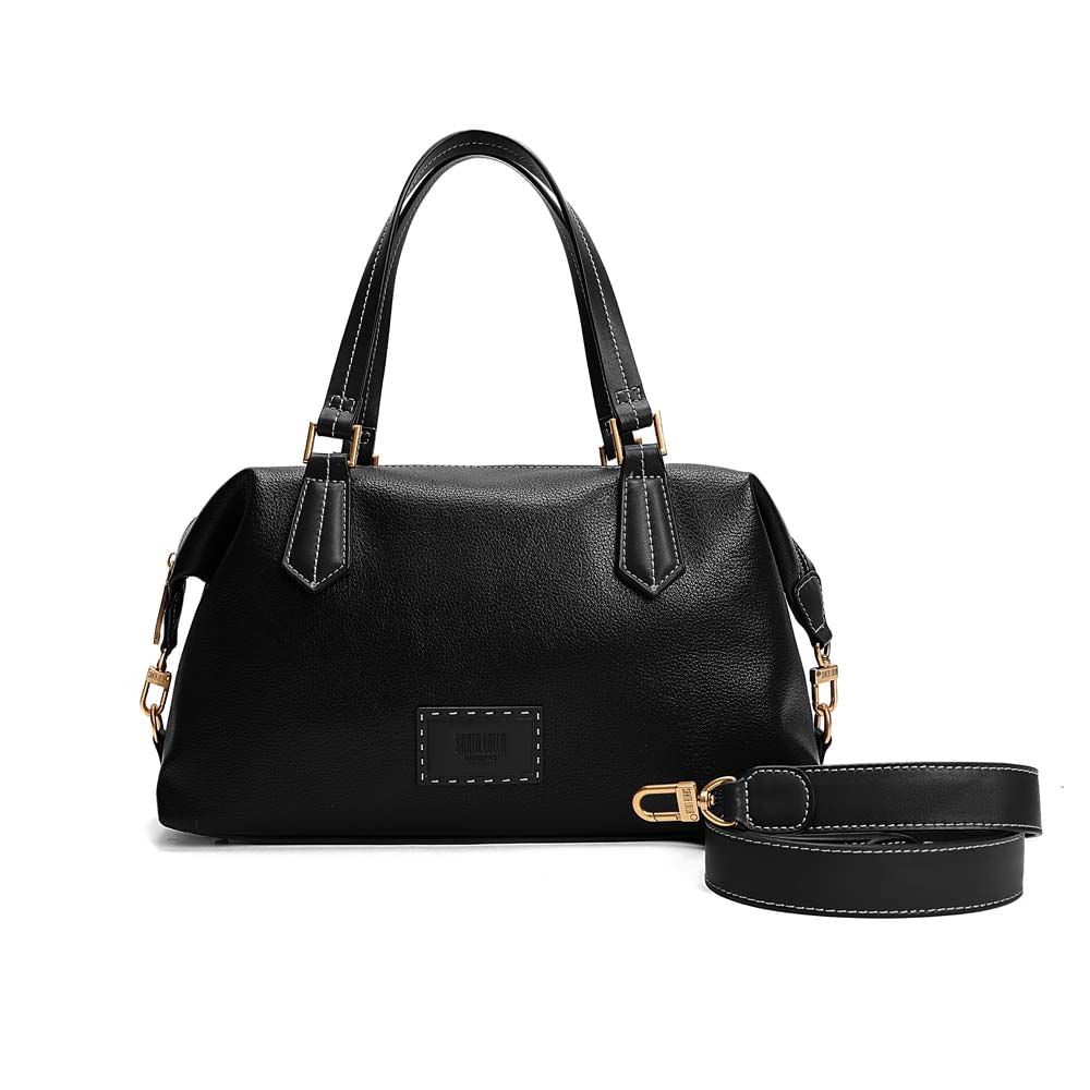 Bolsa Tote Santa Lolla Preta Floater Alça Tiracolo