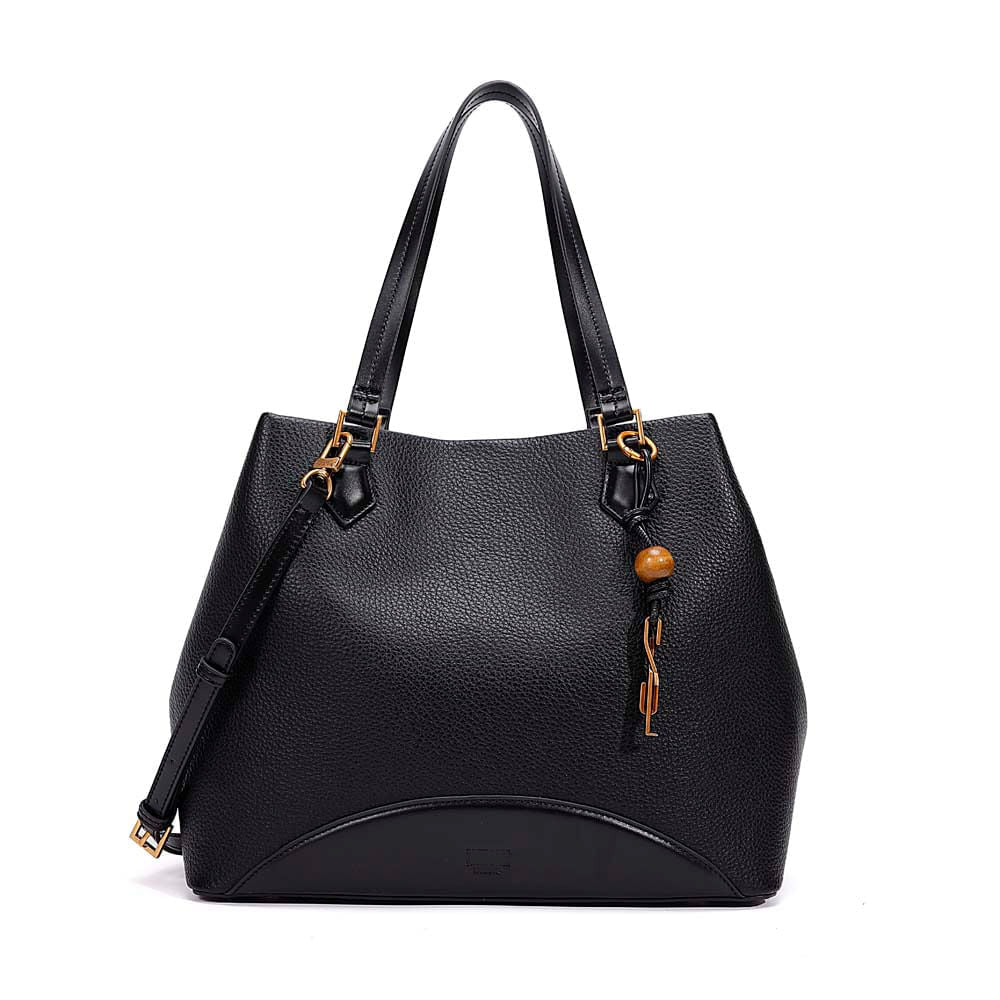 Bolsa Tote Santa Lolla Preta Floater Alça Tiracolo