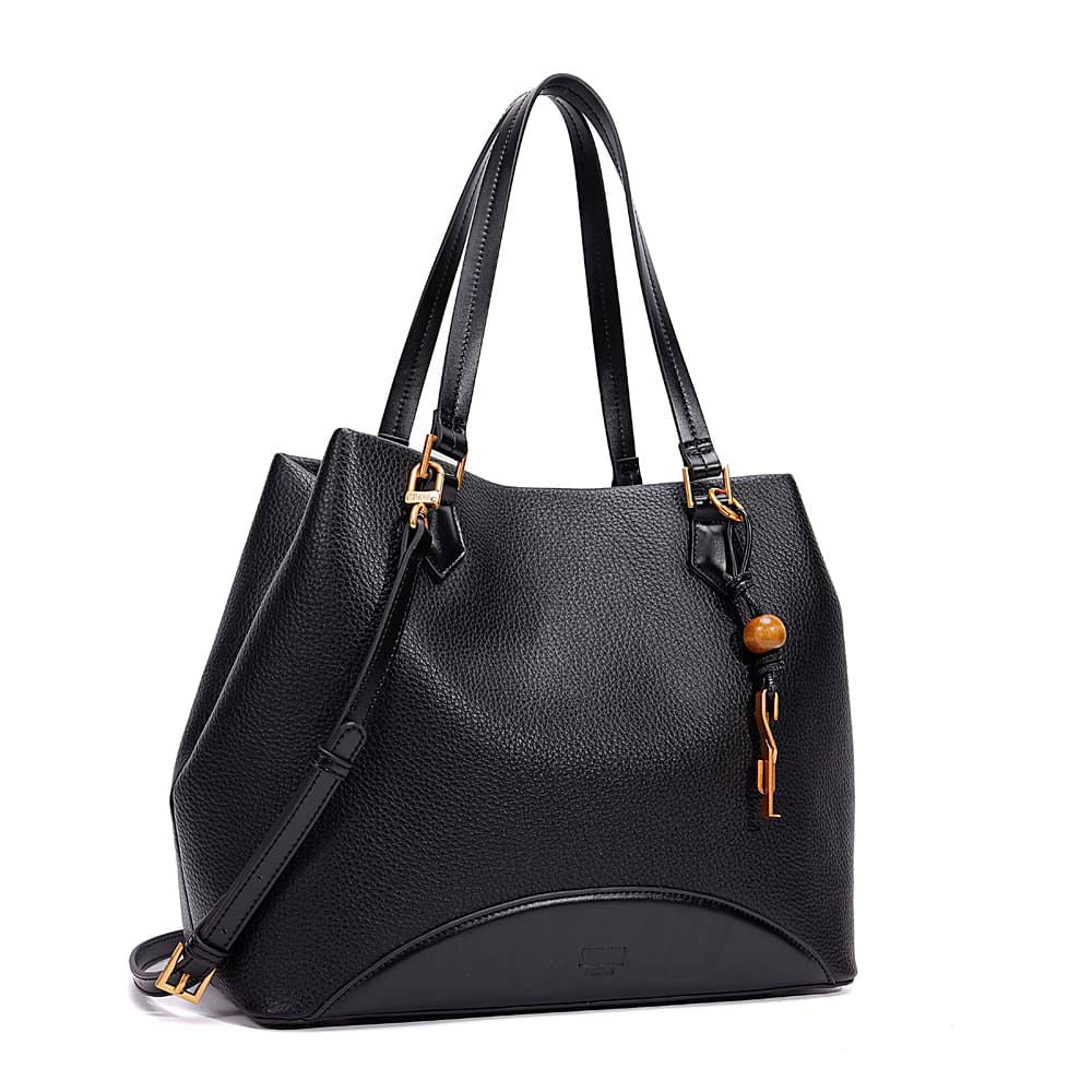 Bolsa Tote Santa Lolla Preta Floater Alça Tiracolo