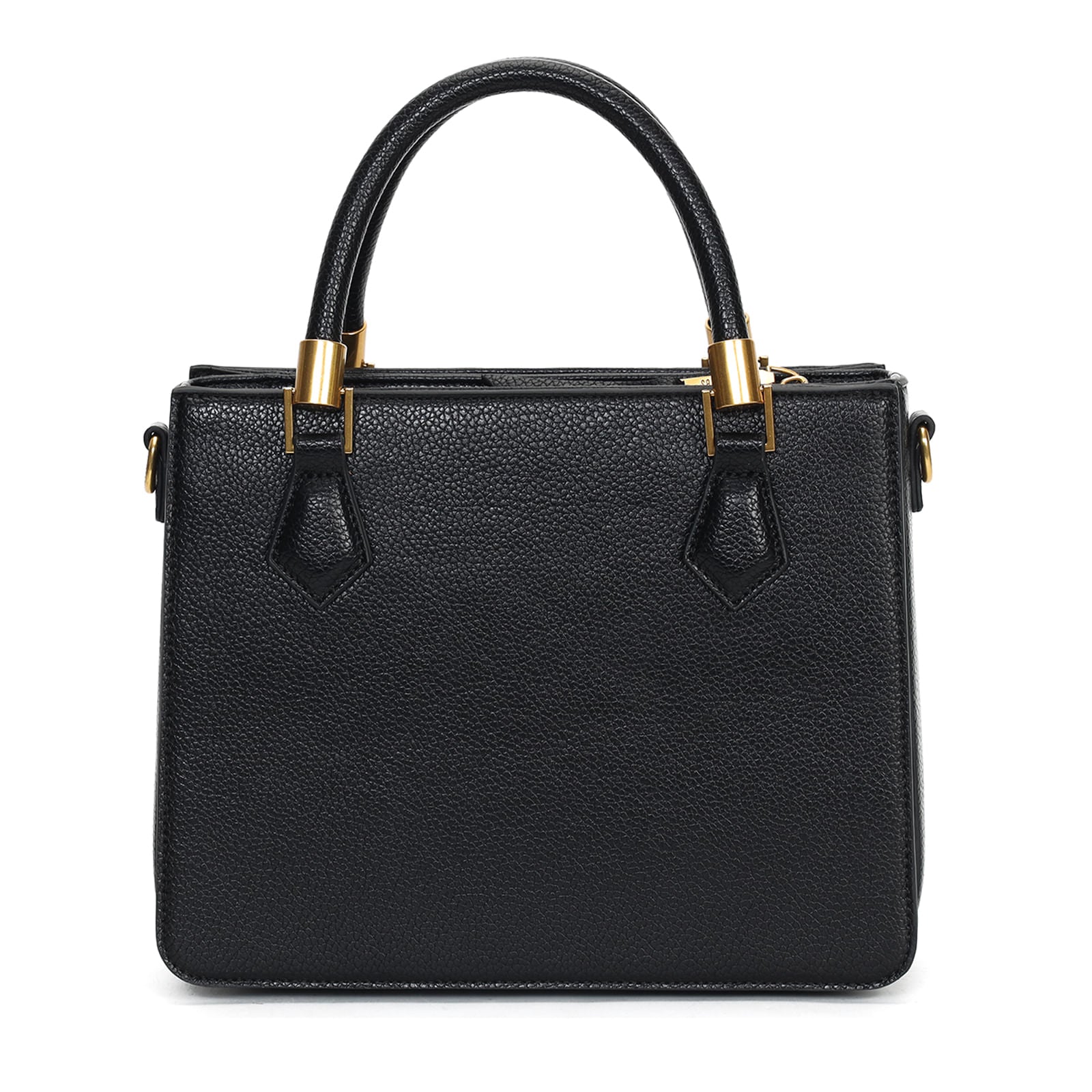 Bolsa Tote Santa Lolla Preta Grande Alça Tiracolo