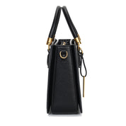 Bolsa Tote Santa Lolla Preta Grande Alça Tiracolo