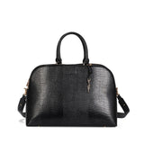 Bolsa Tote Santa Lolla Preta Lizzard Alça Dupla