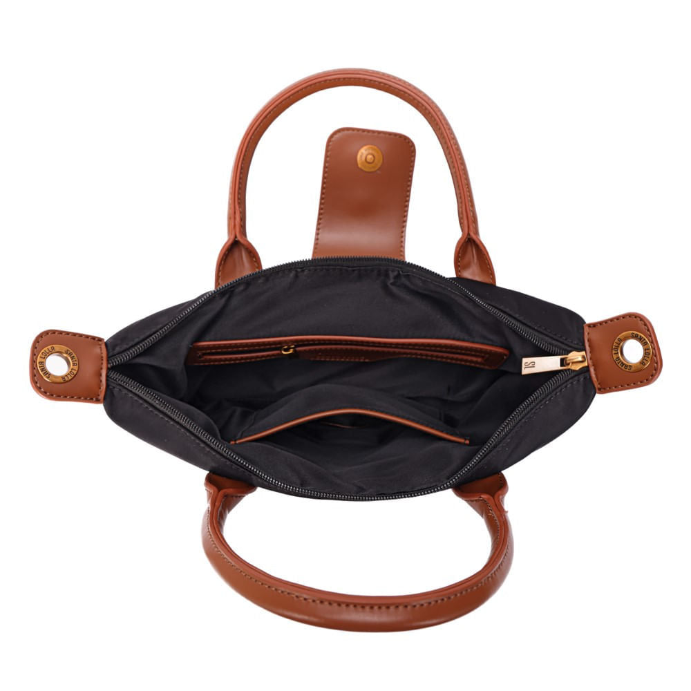 Bolsa Tote Santa Lolla Preta Nylon Alça Tiracolo