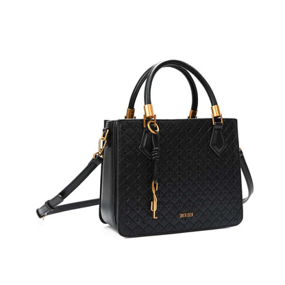 Bolsa Tote Santa Lolla Preta Soft Alça Dupla