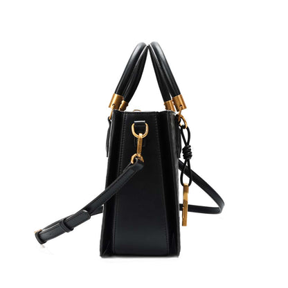 Bolsa Tote Santa Lolla Preta Soft Alça Dupla