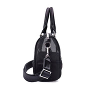 Bolsa Tote Santa Lolla Preta Tela Alça Tiracolo