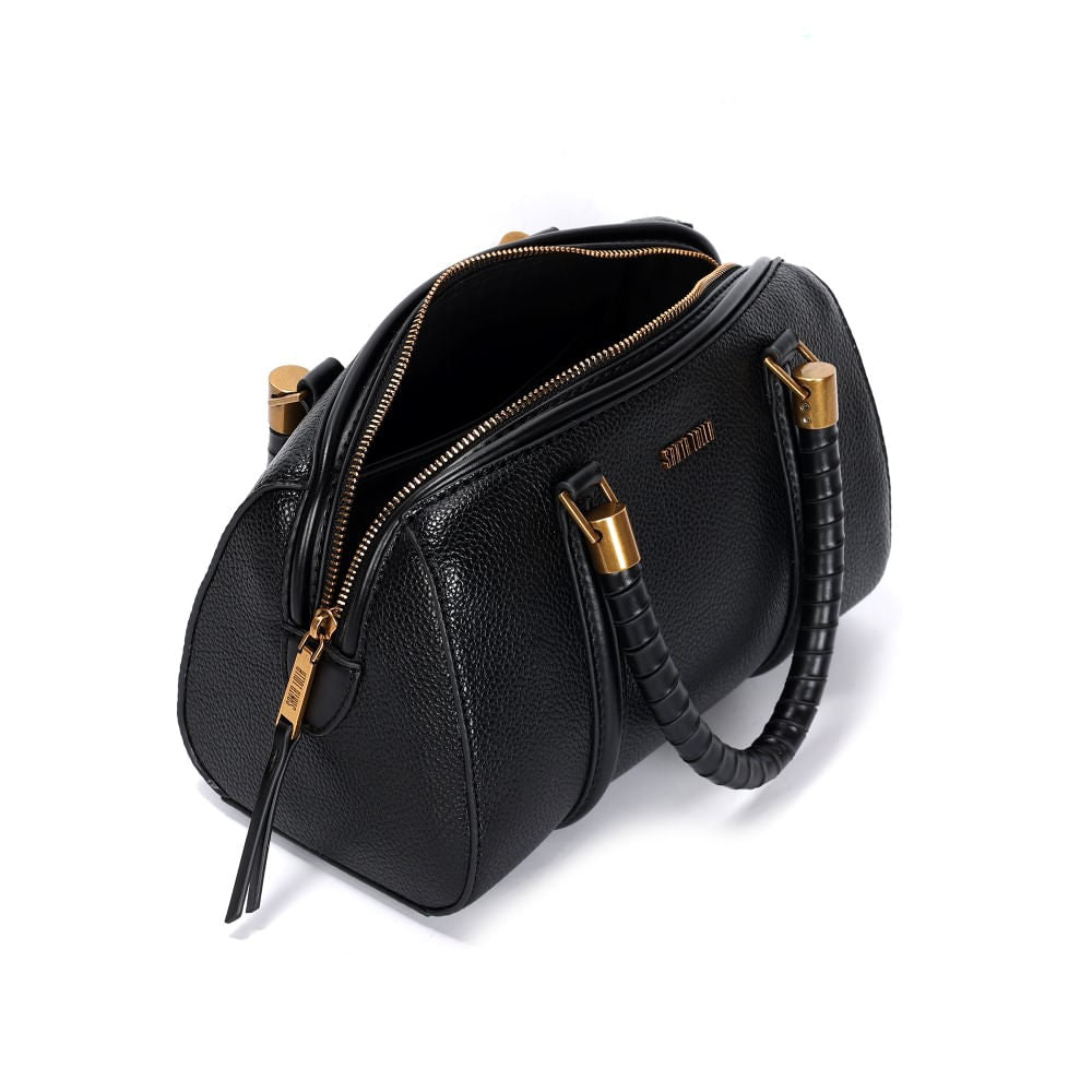 Bolsa Tote Santa Lolla Preta Textura Floater