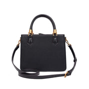 Bolsa Tote Santa Lolla Preta Textura Granulada