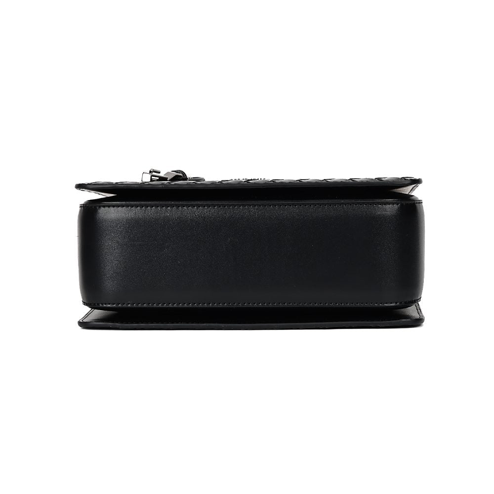 Bolsa Tote Santa Lolla Preta Tresse Alça Tiracolo