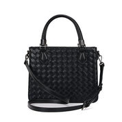 Bolsa Tote Santa Lolla Preta Tresse Alça Tiracolo