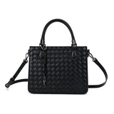Bolsa Tote Santa Lolla Preta Tresse Alça Tiracolo