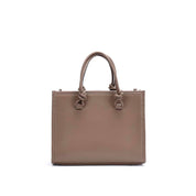Bolsa Tote Santa Lolla Taupe Grande Alça Nó