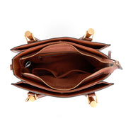 Bolsa Tote Santa Lolla Terracota Alça Tiracolo