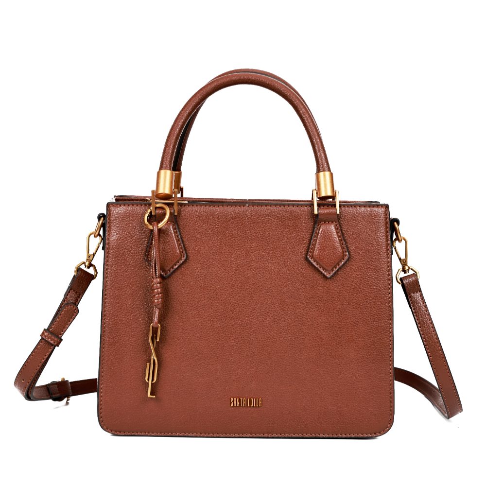 Bolsa Tote Santa Lolla Terracota Alça Tiracolo