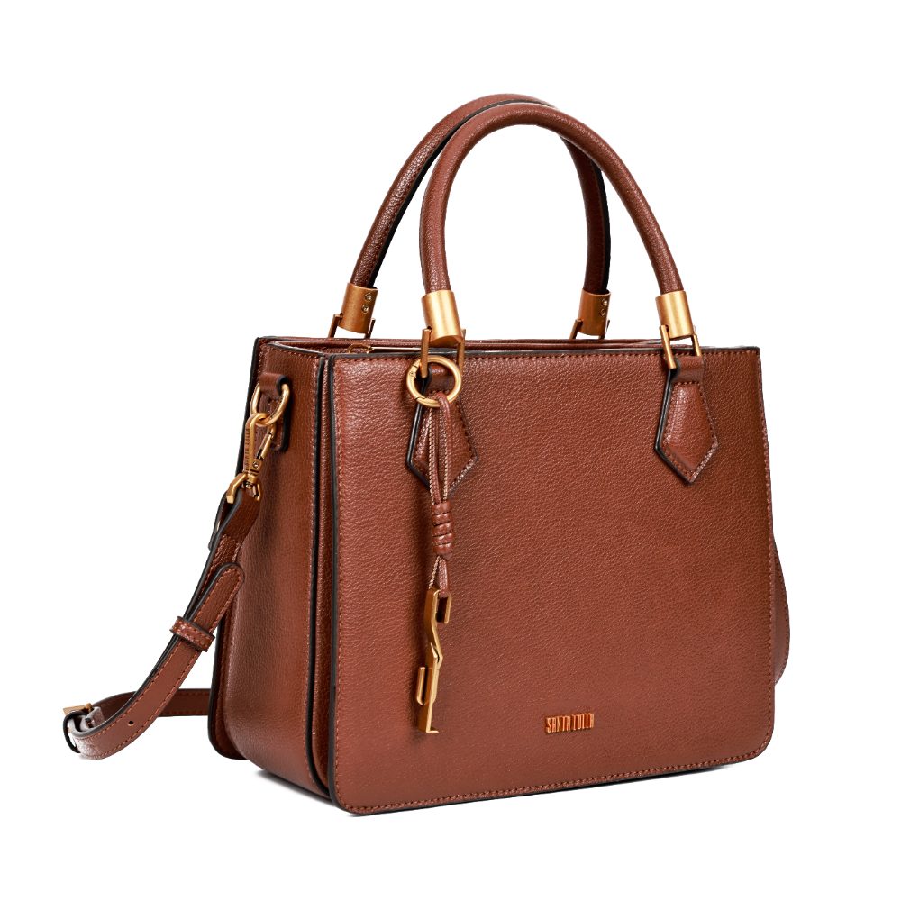 Bolsa Tote Santa Lolla Terracota Alça Tiracolo