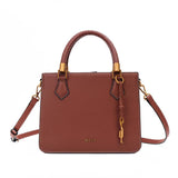 Bolsa Tote Santa Lolla Terracota Alça Trançada