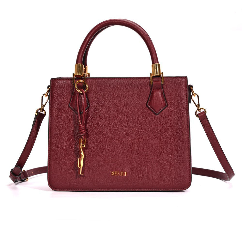 Bolsa Tote Santa Lolla Vermelha Duas Alças