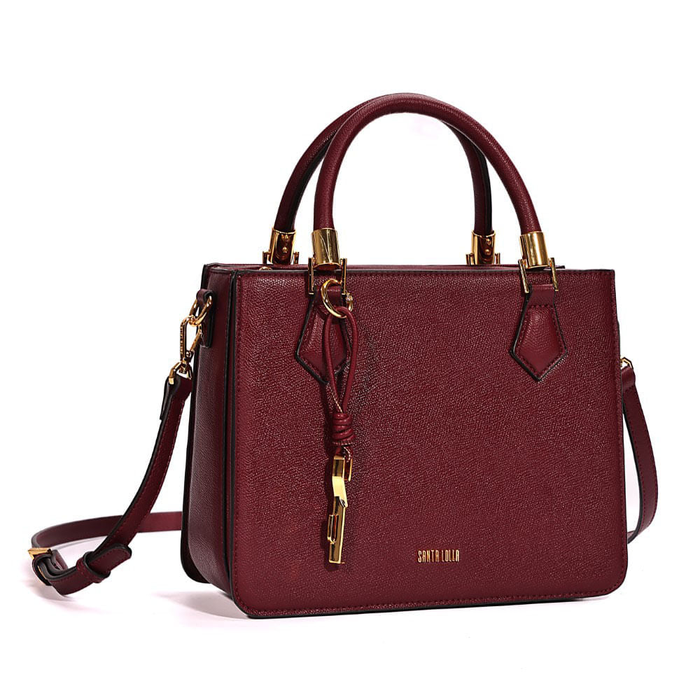 Bolsa Tote Santa Lolla Vermelha Duas Alças