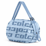Bolsa Transversal Colcci Azul Nylon Estampada