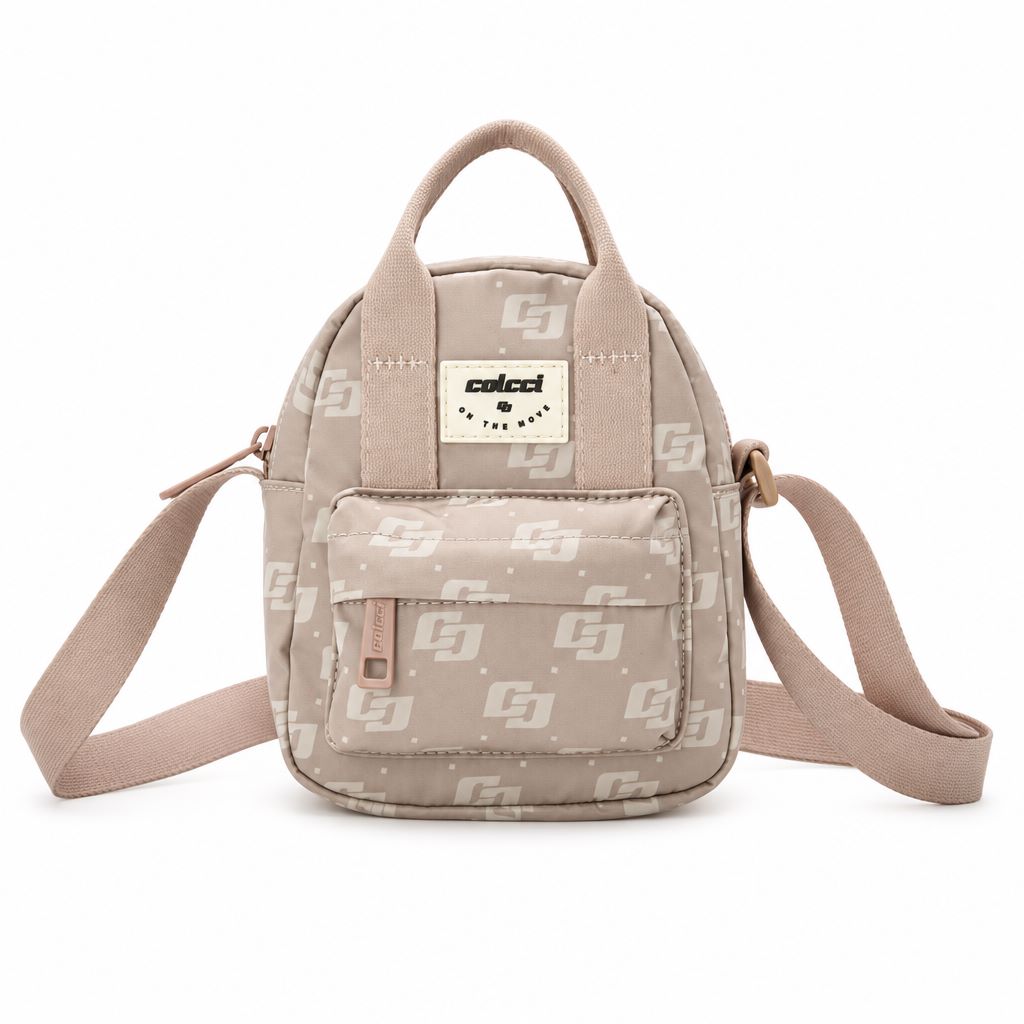 Bolsa Transversal Colcci Bege Monograma Bolso Frontal