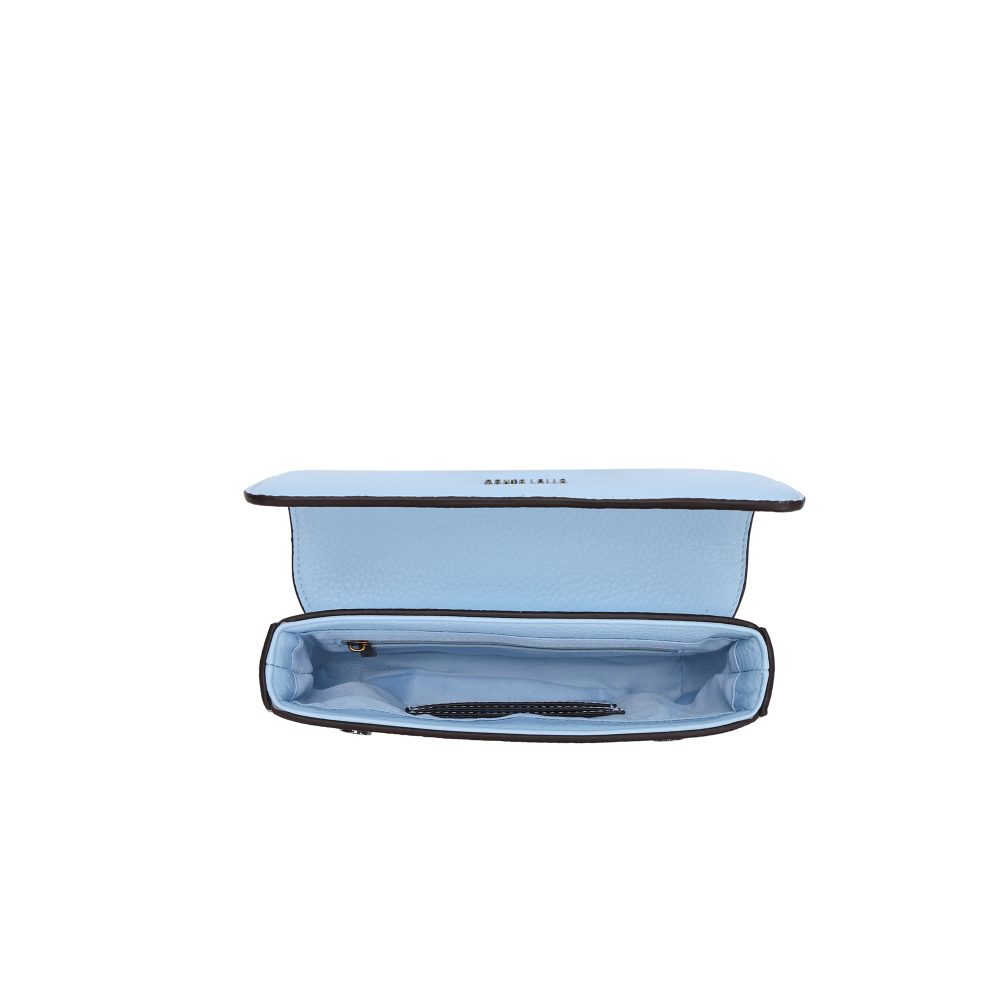 Bolsa Transversal Santa Lolla Azul Alça Corrente