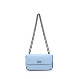 Bolsa Transversal Santa Lolla Azul Alça Corrente