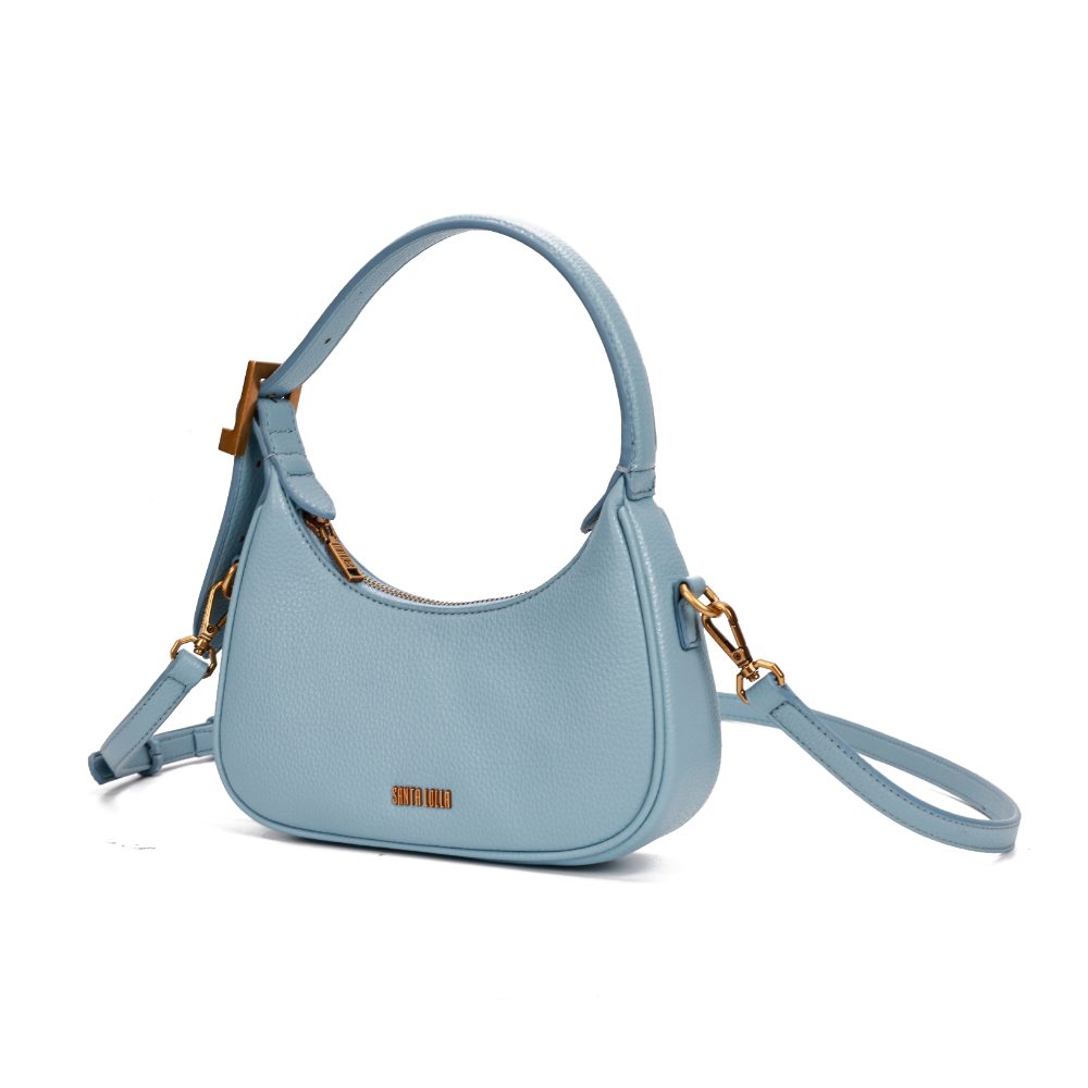 Bolsa Transversal Santa Lolla Azul Floater Alça Dupla