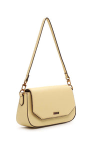 Bolsa Transversal Santa Lolla Bege Contorno Marrom