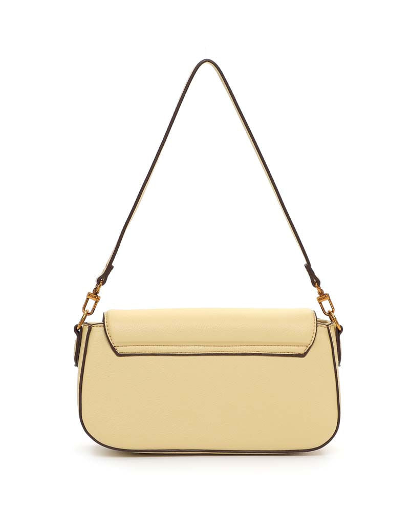 Bolsa Transversal Santa Lolla Bege Contorno Marrom