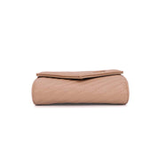 Bolsa Transversal Santa Lolla Bege Matelassê Aba