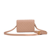 Bolsa Transversal Santa Lolla Bege Matelassê Aba