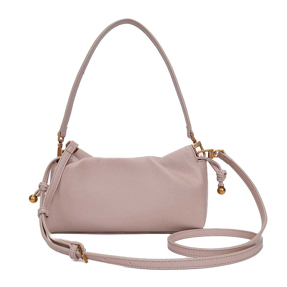 Bolsa Transversal Santa Lolla Bege Texturizada